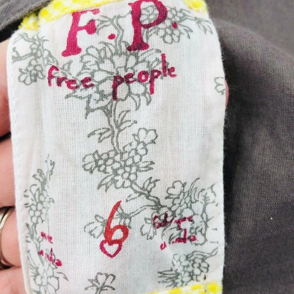 Free People Beaded Embllished Sequin Embroidered M - Picture 9 of 12